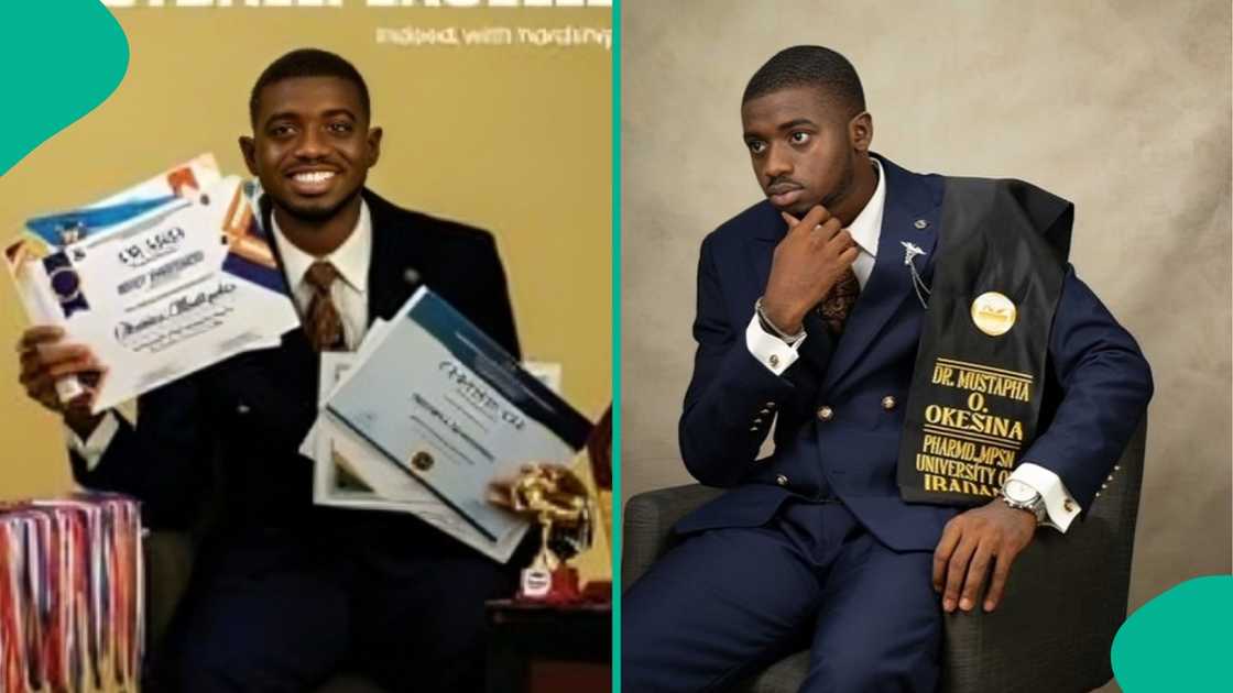University of Ibadan pharmacy graduate Okesina Mustapha Olanrewaju celebrates induction into the profession, reflecting on his 2018–2026 academic journey and football achievements. University of Ibadan pharmacy graduate Okesina Mustapha Olanrewaju celebrates induction into the profession, reflecting on his 2018–2026 academic journey and football achievements.