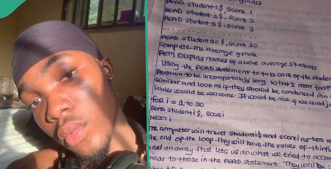 Mixed reactions as man flaunts his handwriting online, challenges Nigerians Mixed reactions as man flaunts his handwriting online, challenges Nigerians