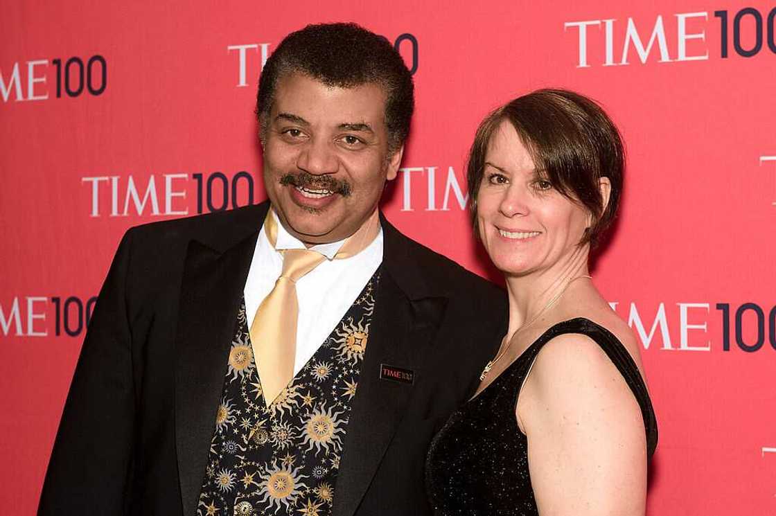 Neil deGrasse Tyson at Lincoln Center on 29 April 2014 in New York City. Neil deGrasse Tyson at Lincoln Center on 29 April 2014 in New York City.