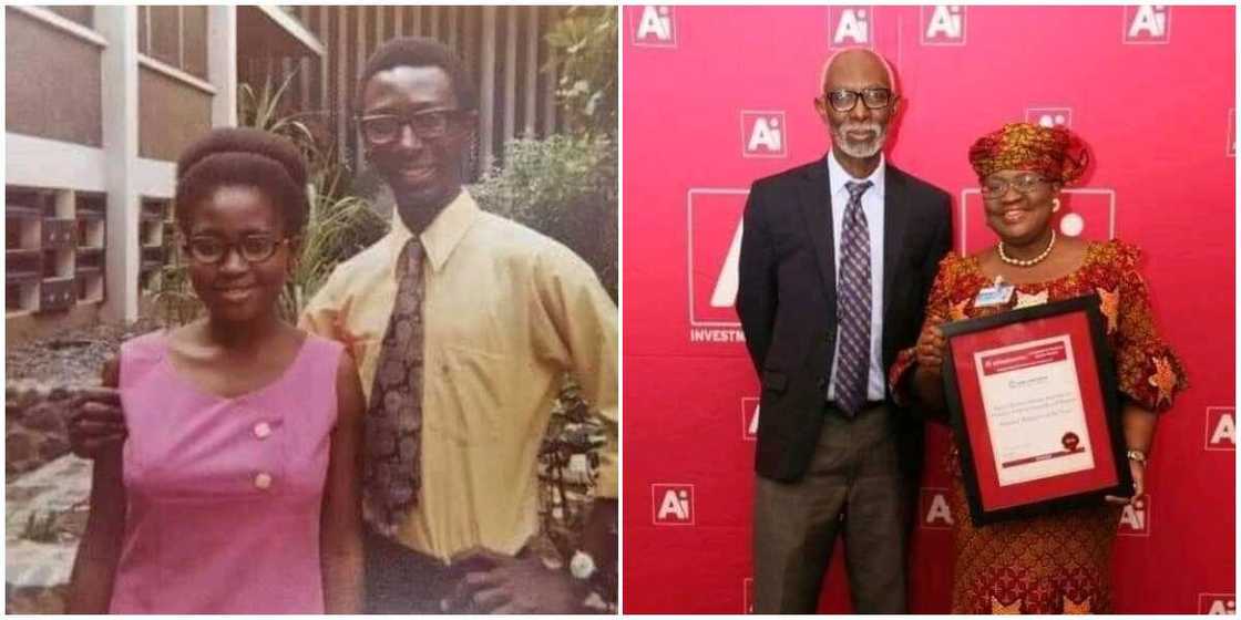 Nigerians react to Ngozi Okonjo-Iweala husband's shoe in emerging photos, many are surprised Nigerians react to Ngozi Okonjo-Iweala husband's shoe in emerging photos, many are surprised