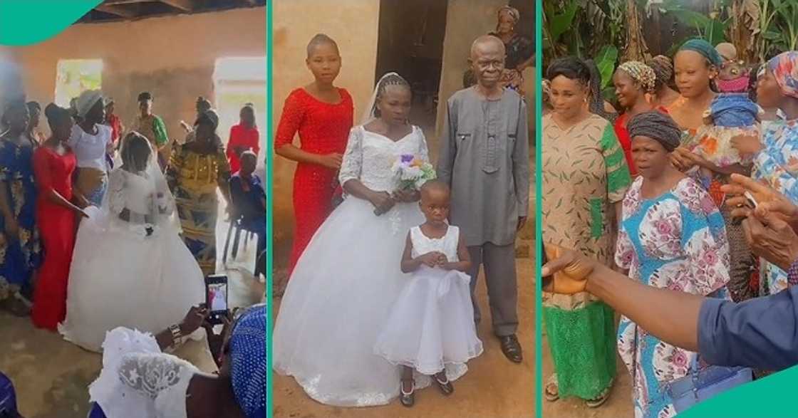 56-year-old woman marries in grand style