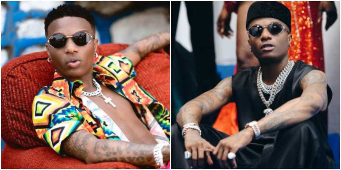 Wizkid summons lady in club