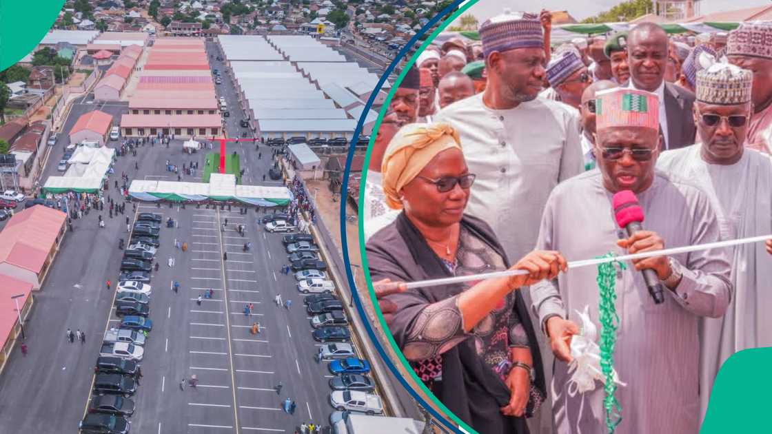 Gwamna Ahmadu Fintiri ya kaddamar da kasuwa a Adamawa Yola. Gwamna Ahmadu Fintiri ya kaddamar da kasuwa a Adamawa Yola.