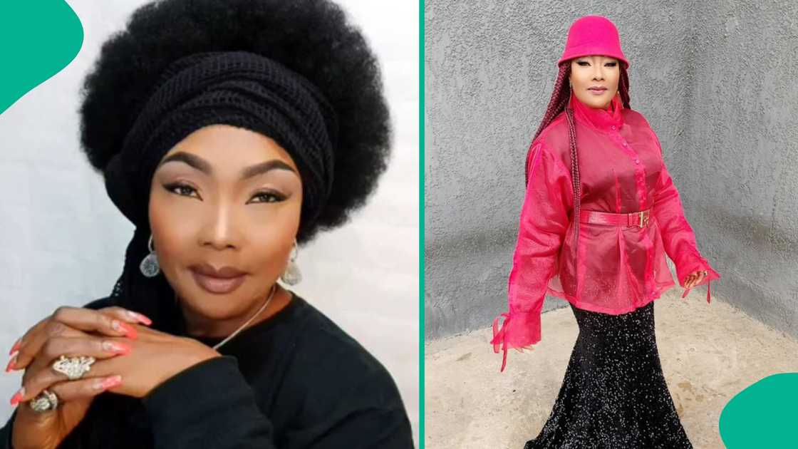 Veteran actress Eucharia Anunobi shares dance video after viral emotional interview. Veteran actress Eucharia Anunobi shares dance video after viral emotional interview.