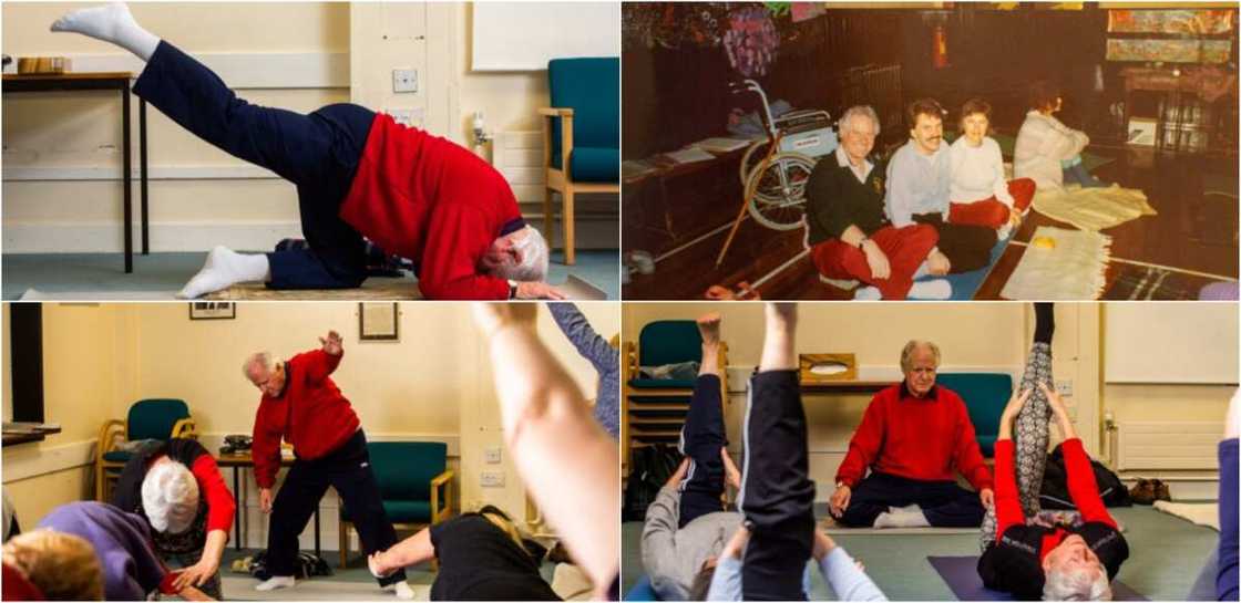 Tom Allan: Britain’s oldest yoga teacher leads classes at 90 Tom Allan: Britain’s oldest yoga teacher leads classes at 90
