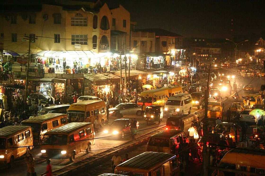 Lagos night market Lagos night market
