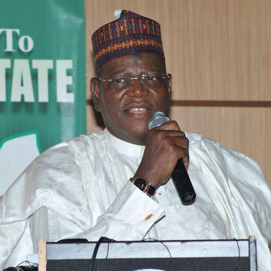 Sule Lamido, long-standing PDP politician, pictured representing the party since its formation. Sule Lamido, long-standing PDP politician, pictured representing the party since its formation.