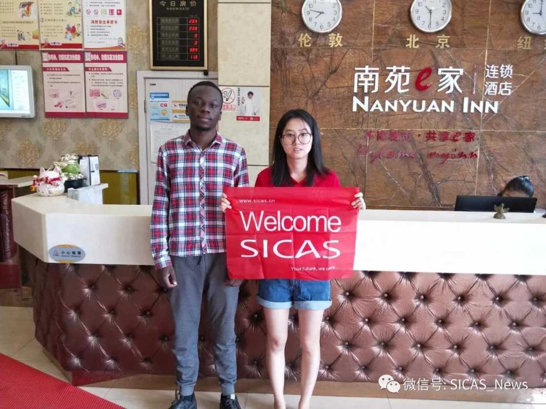 Nigerian and Chinese students representatives Nigerian and Chinese students representatives