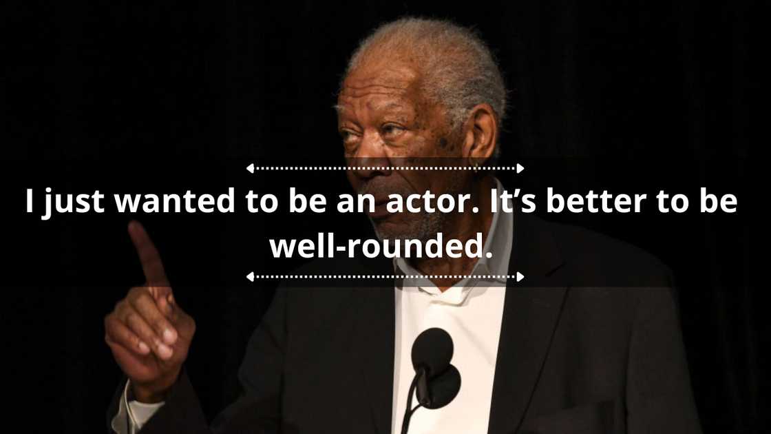 Short Morgan Freeman quotes