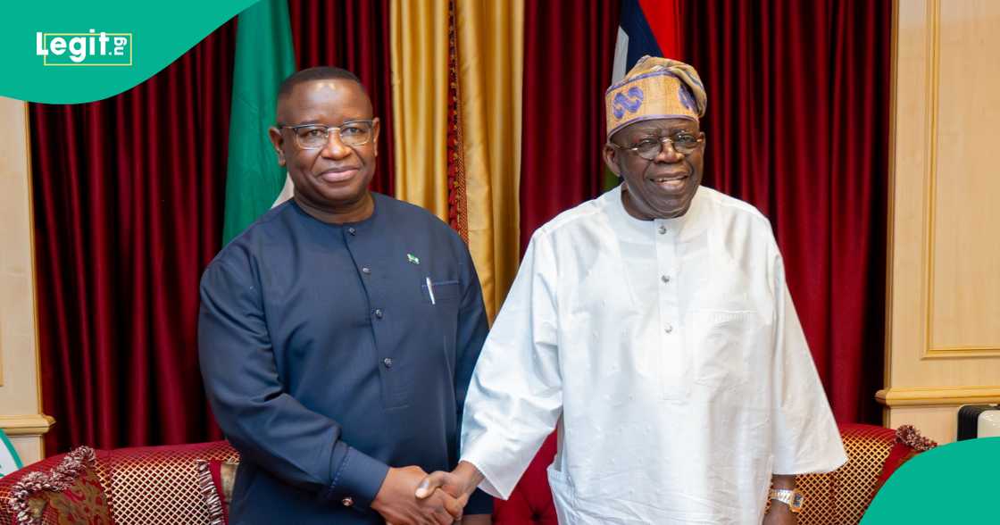 Shugaban ECOWAS tare da Bola Tinubu.