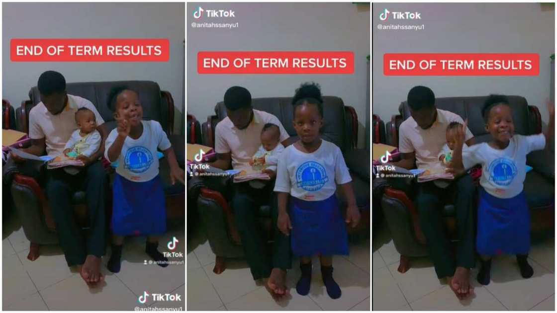 End of term school results/happy family goals.