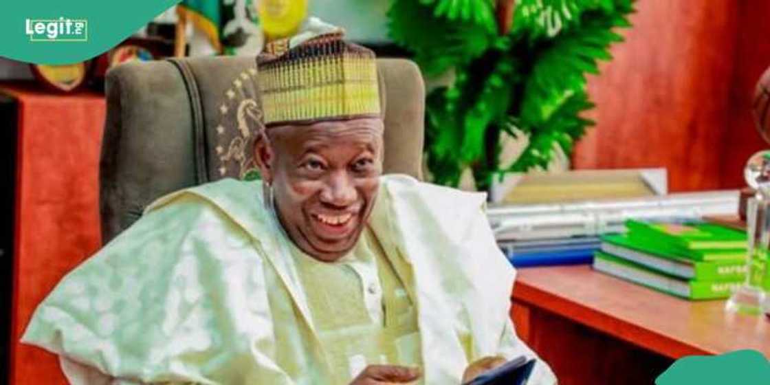 Shugaban APC, Abdullahi Ganduje. Shugaban APC, Abdullahi Ganduje.