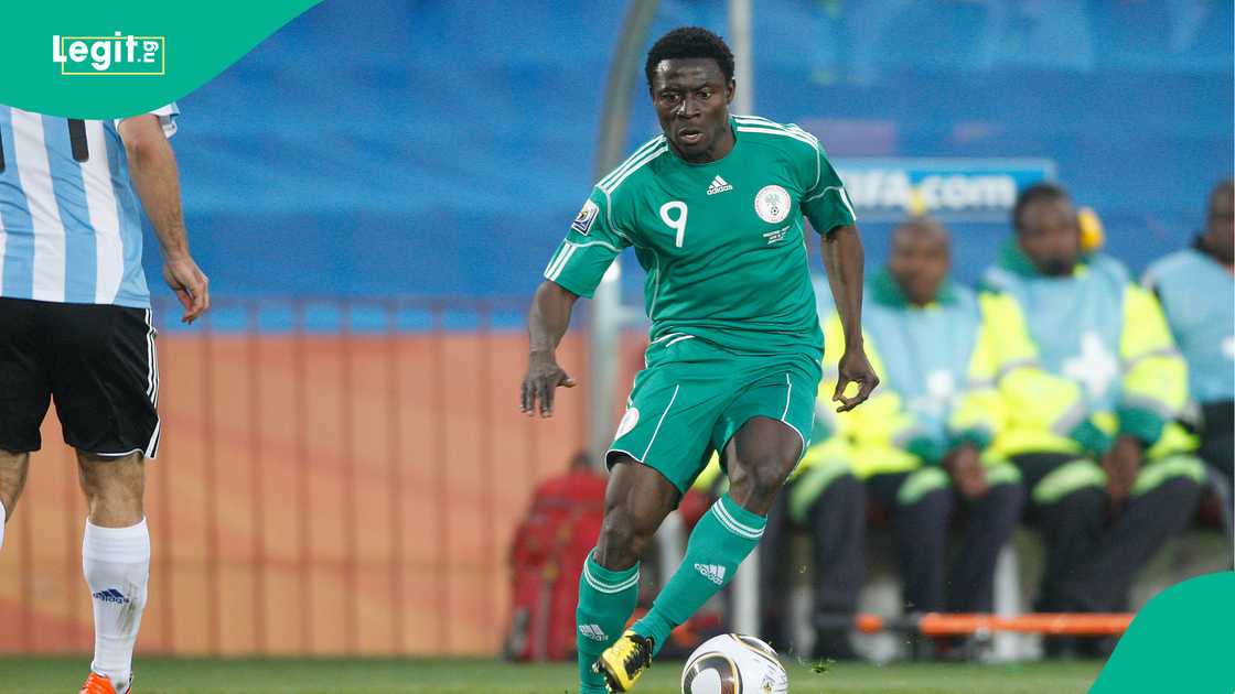 Obafemi Martins, Javier Mascherano, Super Eagles, Nigeria, Argentina, 2010 FIFA World Cup, South Africa. Obafemi Martins, Javier Mascherano, Super Eagles, Nigeria, Argentina, 2010 FIFA World Cup, South Africa.