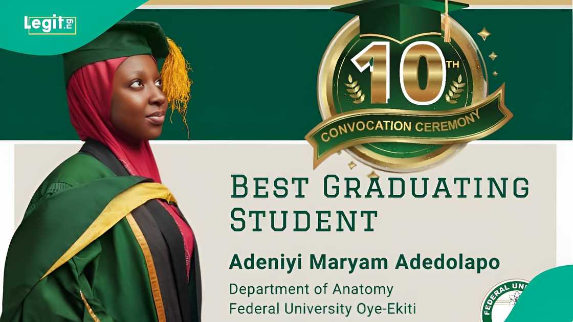 FUOYE graduate celebrated on social media for topping her class