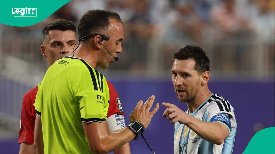 Lionel Messi, Portugal, Joao Pinheiro, FIFA, World Cup, Argentina, Switzerland.