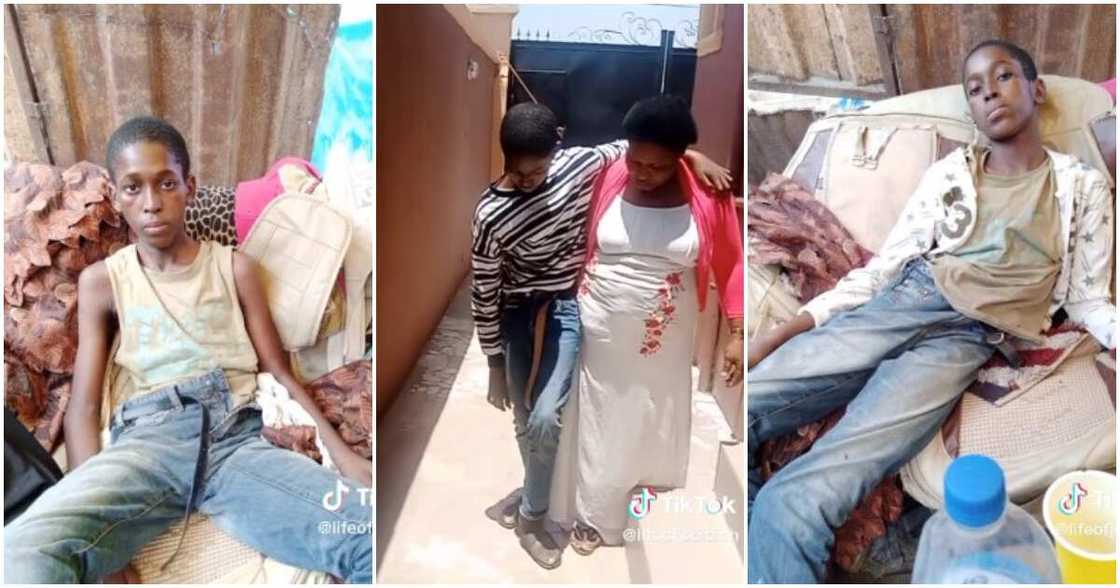 Single Nigerian mum, Wisdom, sad condition Single Nigerian mum, Wisdom, sad condition