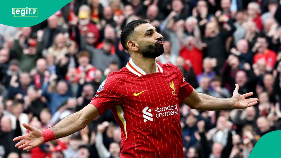 Salah and Alexander-Arnold were caught on camera arguing. Salah and Alexander-Arnold were caught on camera arguing.