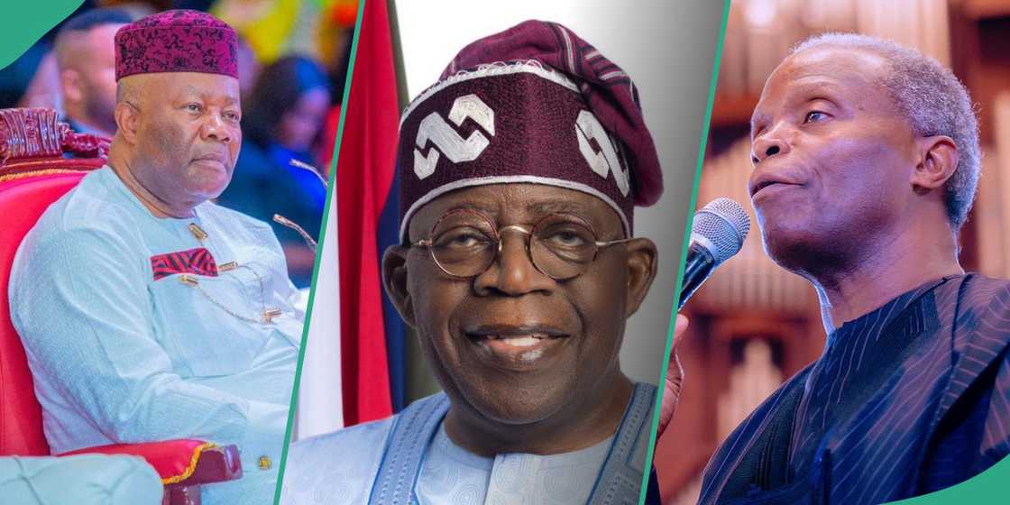 Godswill Akpabio, IBB, Yemi Osinbajo celebrate President Bola Tinubu at 73rd Godswill Akpabio, IBB, Yemi Osinbajo celebrate President Bola Tinubu at 73rd