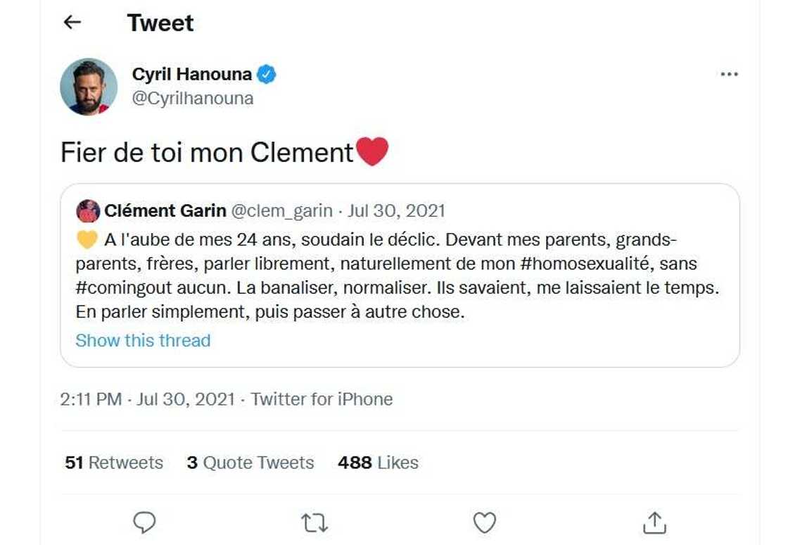 coming out d'un chroniqueur de TPMP sur Twitter coming out d'un chroniqueur de TPMP sur Twitter