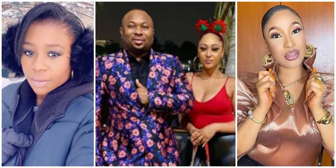 Toni Payne calls Olakunle Churchill 'vindictive' for giving newborn same name as son with Tonto Toni Payne calls Olakunle Churchill 'vindictive' for giving newborn same name as son with Tonto