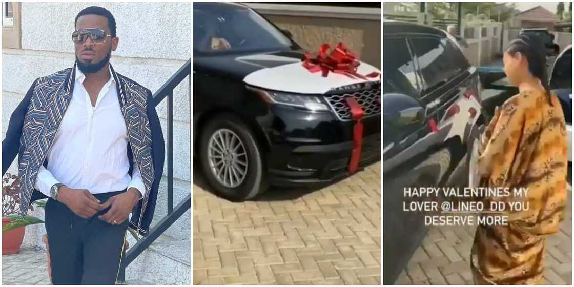 Valentine's Day: Dbanj goes all out, buys new Range Rover Velar his wife Valentine's Day: Dbanj goes all out, buys new Range Rover Velar his wife