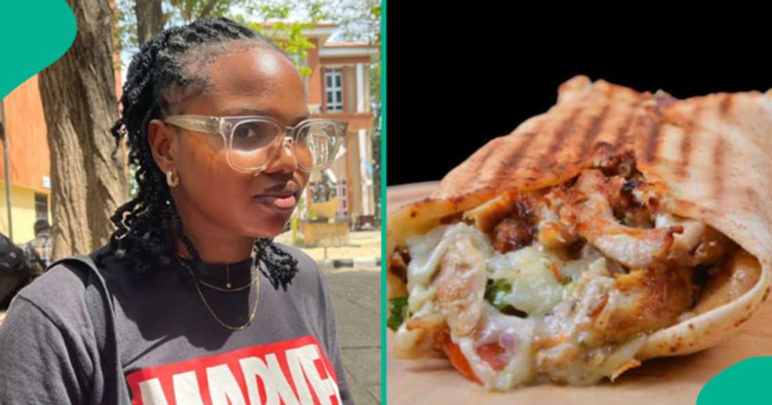 Lady confused as thieves steal her shawarma, leave phone. Lady confused as thieves steal her shawarma, leave phone.