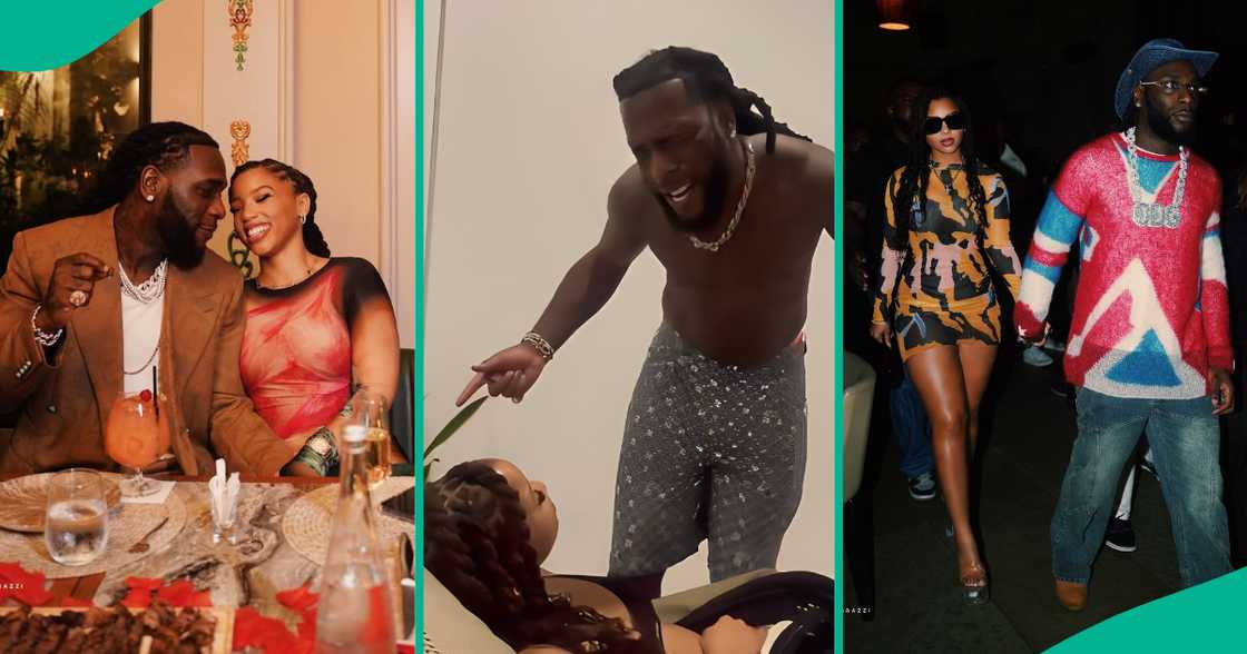 Burna Boy was seen dancing and singing for Chloe Bailey.