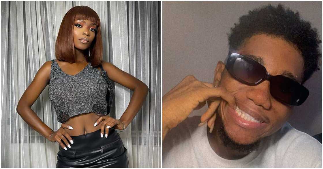 Photos of BBNaija star Peace Ogor and Shola aka Alpha male Photos of BBNaija star Peace Ogor and Shola aka Alpha male