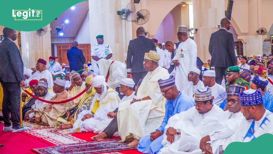 President Bola Tinubu, governors, senators, reps and aides and top APC chieftains in Abuja