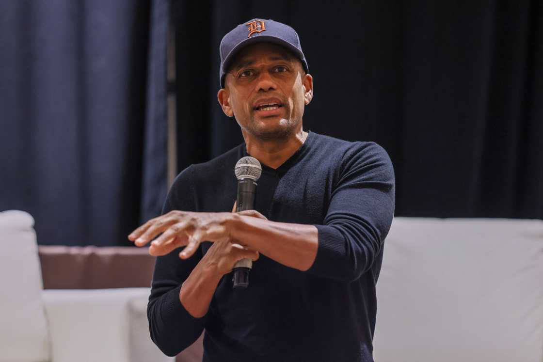 Hill Harper at an event in Charlotte, North Carolina Hill Harper at an event in Charlotte, North Carolina