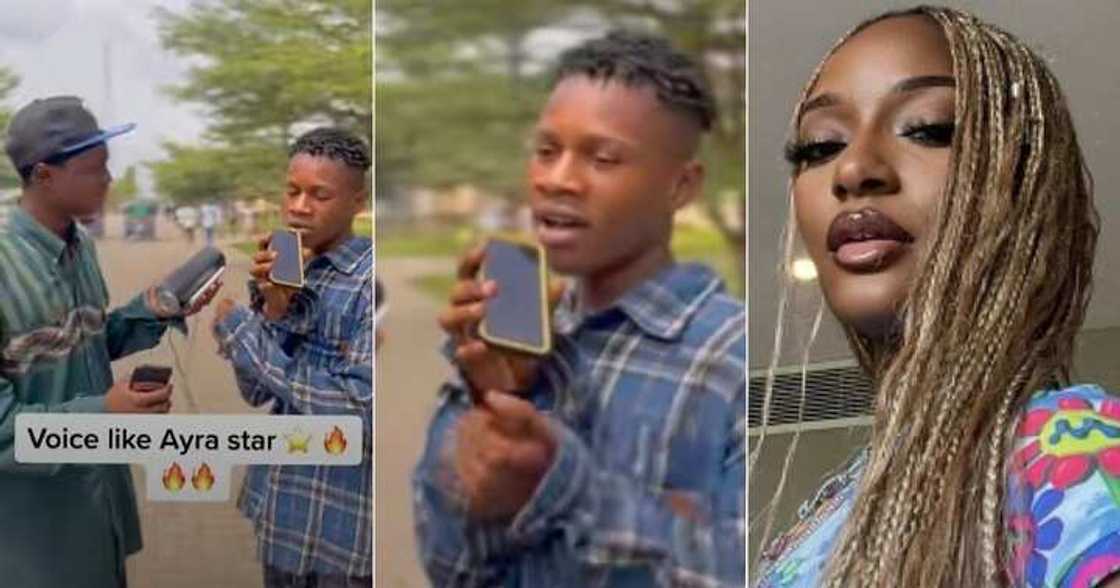 Man sings like Ayra Starr, voice like Ayra Starr Man sings like Ayra Starr, voice like Ayra Starr