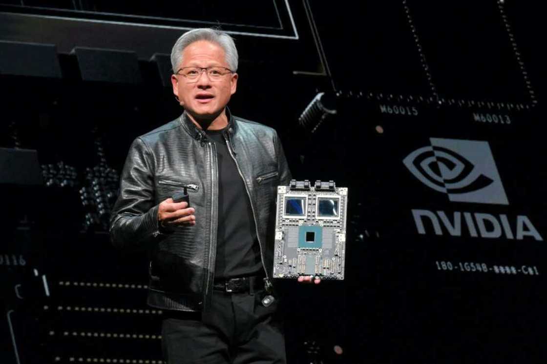 Nvidia's CEO Jensen Huang delivers his keystone speech ahead of Computex 2024 in Taipei on June 2, 2024