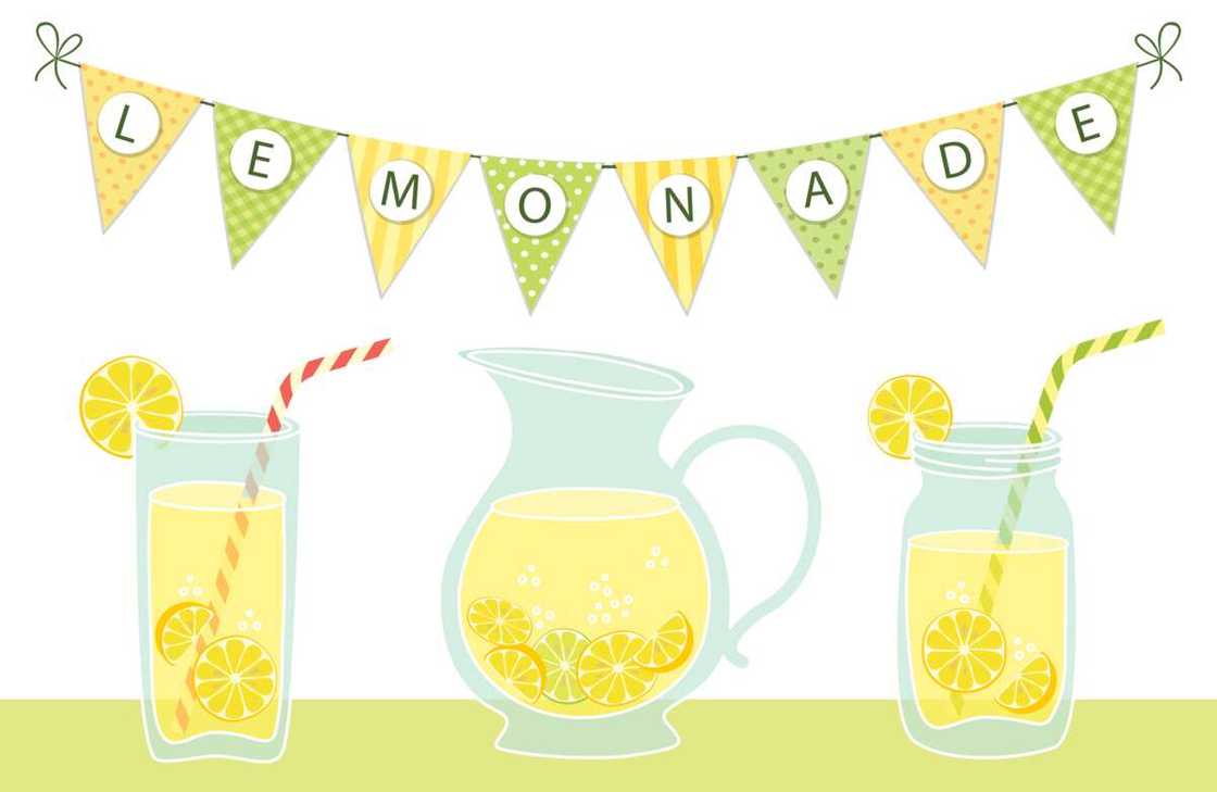 Cute vintage card fresh lemonade Cute vintage card fresh lemonade