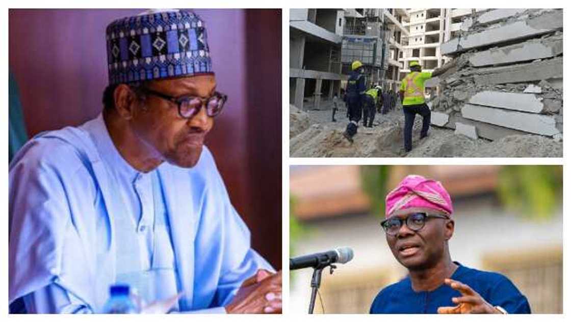Buhari, Ikoyi building, Sanwo-Olu Buhari, Ikoyi building, Sanwo-Olu