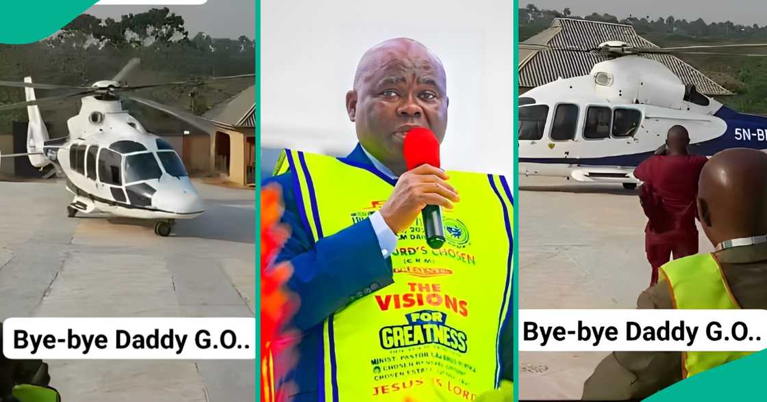 Reactions trail video of Pastor Lazarus Muoka of Lord's Chosen exiting in helicopter