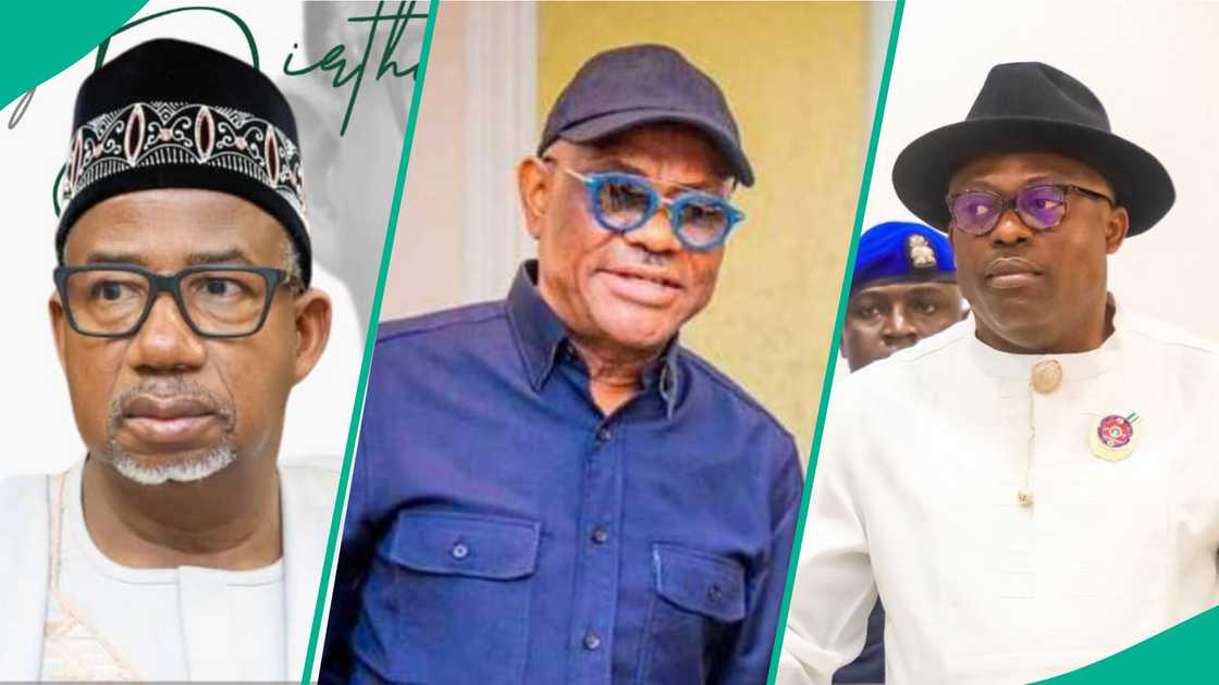 Bala Mohammed, Nyesom Wike da Siminalayi Fubara Bala Mohammed, Nyesom Wike da Siminalayi Fubara