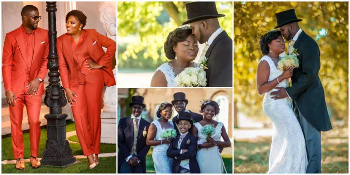 Funke Akindele, JJC Skillz mark wedding anniversary. Funke Akindele, JJC Skillz mark wedding anniversary.