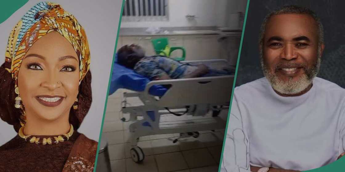 Creative economy minister Hannatu Musawa visits Zack Orji. Creative economy minister Hannatu Musawa visits Zack Orji.