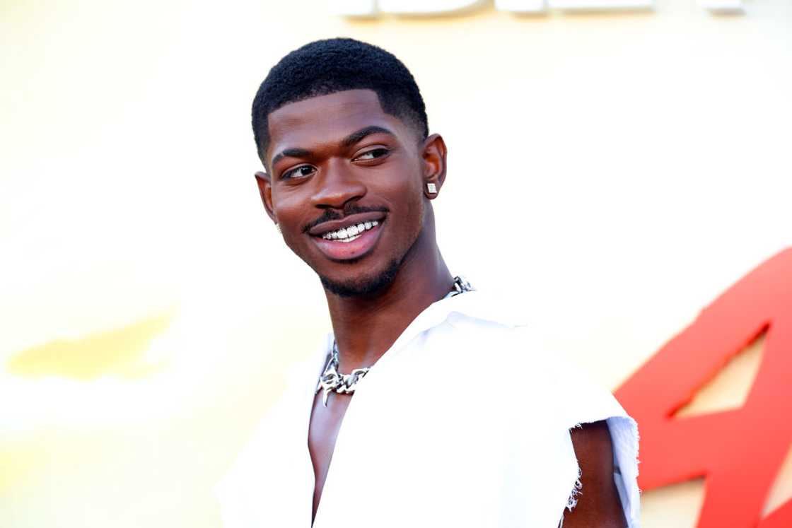 Lil Nas X attends the Los Angeles Premiere Of Netflix's "Beverly Hills Cop: Axel F" at Wallis Annenberg Centre Lil Nas X attends the Los Angeles Premiere Of Netflix's "Beverly Hills Cop: Axel F" at Wallis Annenberg Centre