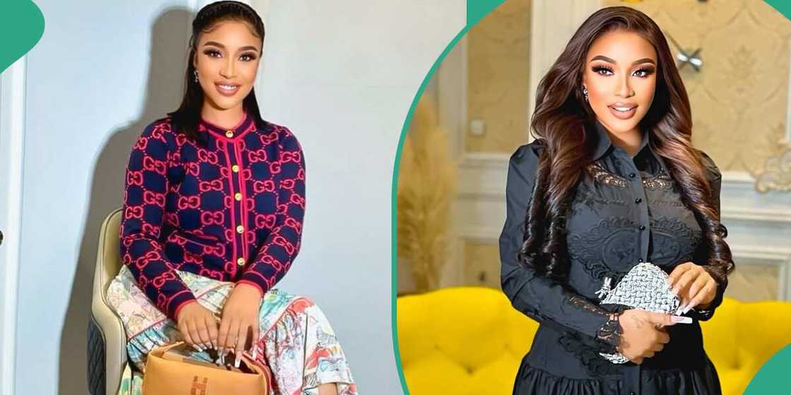 Tonto Dikeh slays in lovely outfits