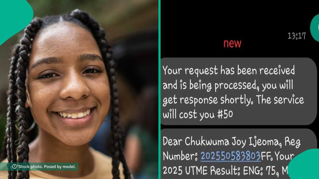 Student who scored 341 in 2025 UTME. Student who scored 341 in 2025 UTME.