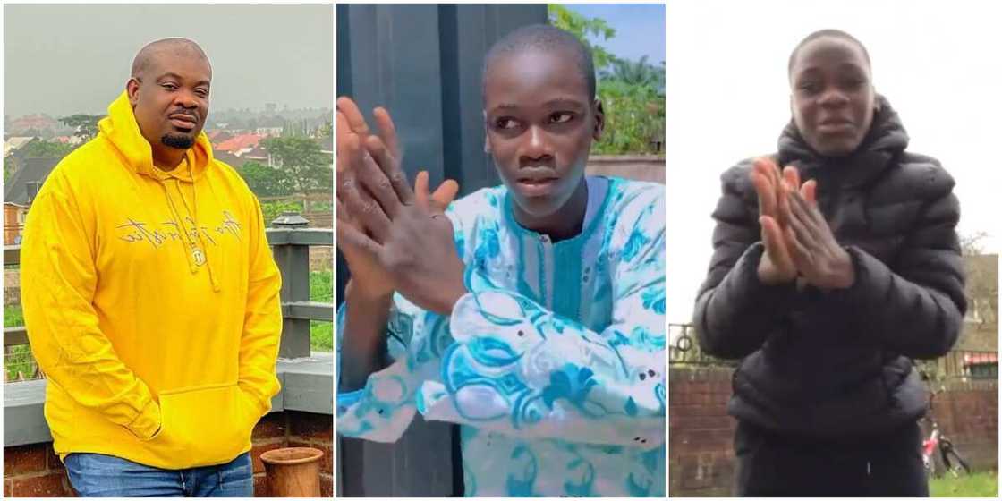 Don Jazzy advises young skit maker who just landed in UK Don Jazzy advises young skit maker who just landed in UK