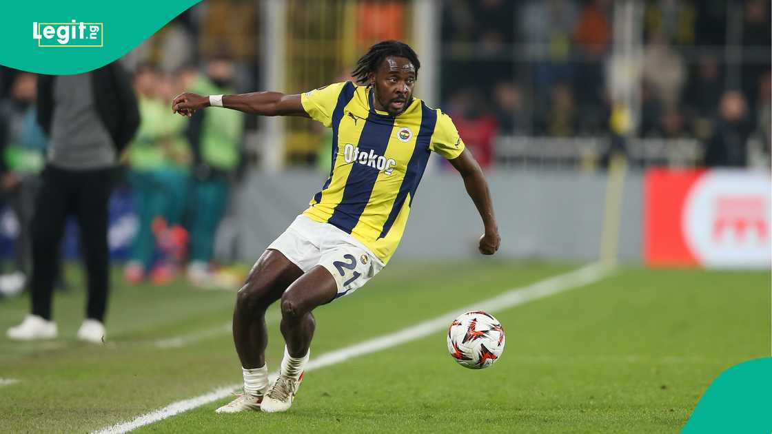 Bright Osayi-Samuel, Fenerbahce, RSC Anderlecht, Ulker Stadium, Istanbul, Turkiye, UEFA Europa League. Bright Osayi-Samuel, Fenerbahce, RSC Anderlecht, Ulker Stadium, Istanbul, Turkiye, UEFA Europa League.