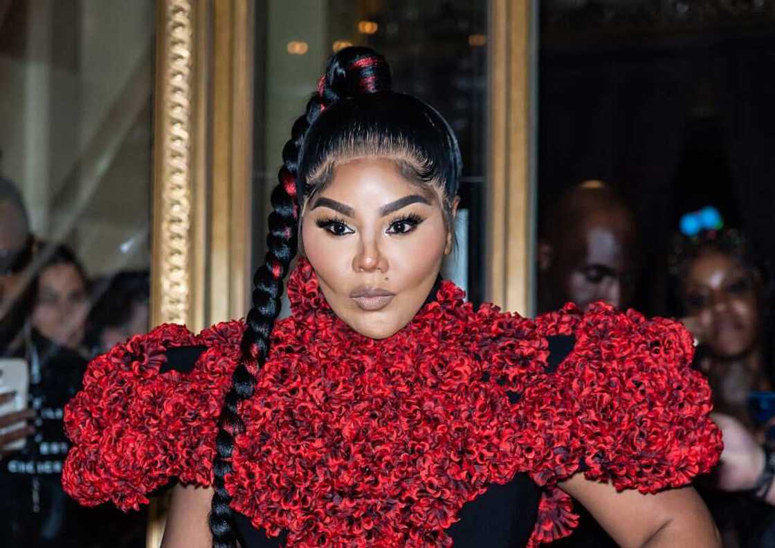 Rapper Lil' Kim at New York Fashion Week in New York City Rapper Lil' Kim at New York Fashion Week in New York City