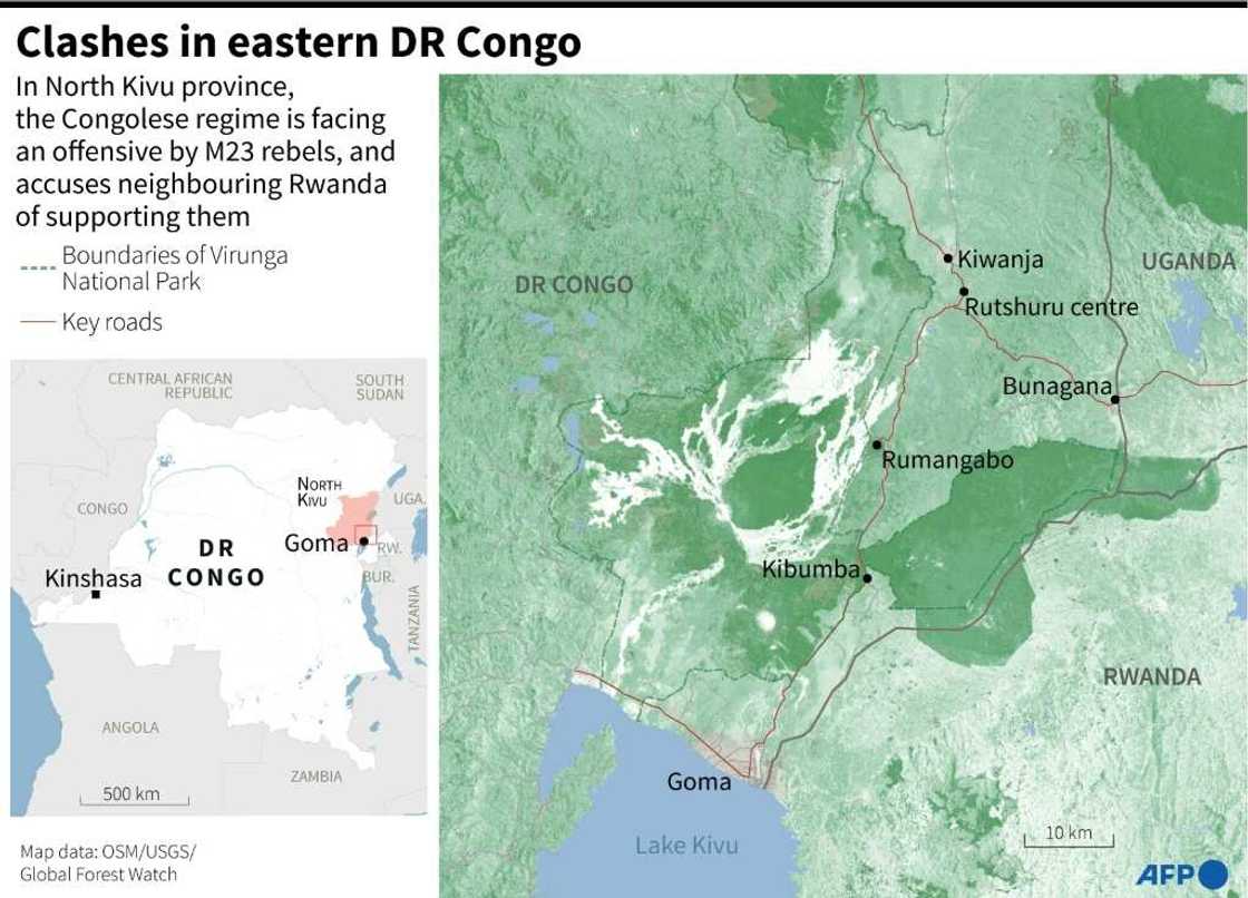 Clashes in eastern DR Congo