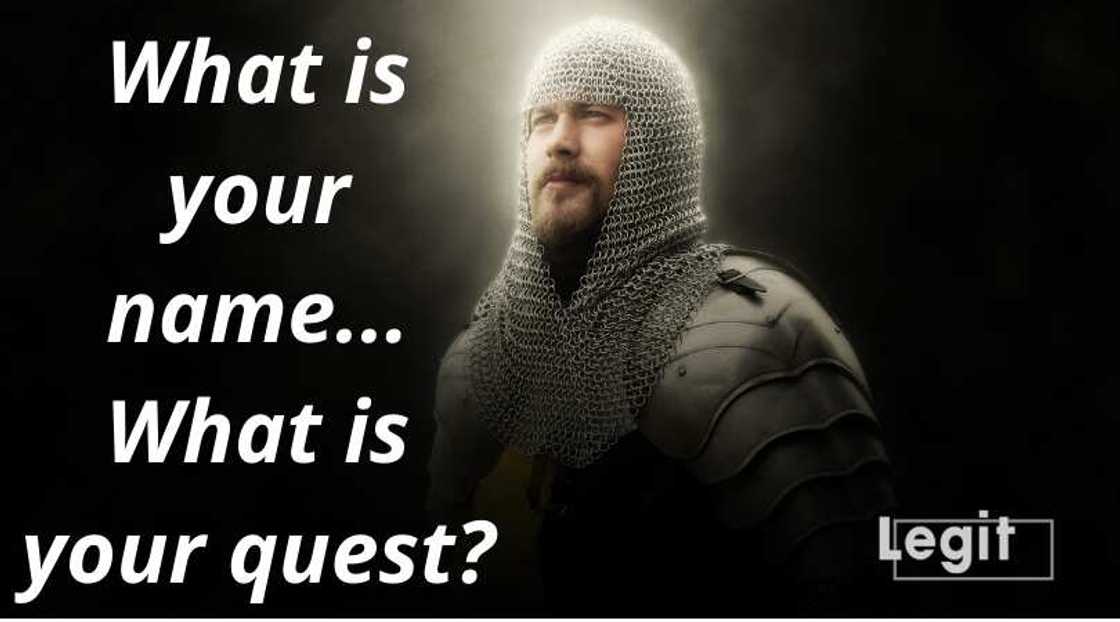 what is your name what is your quest what is your name what is your quest