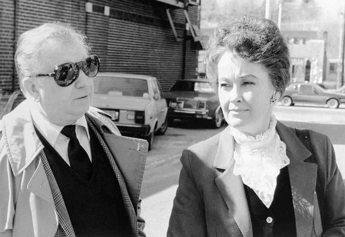 Ed and Lorraine Warren at Danbury Superior Court