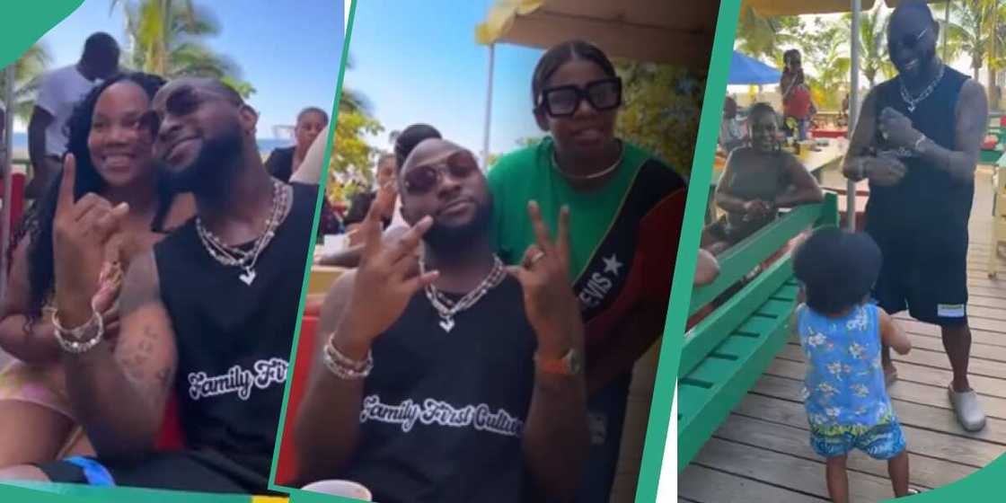 Davido mingles with fans on vacation in Saint Kitts.