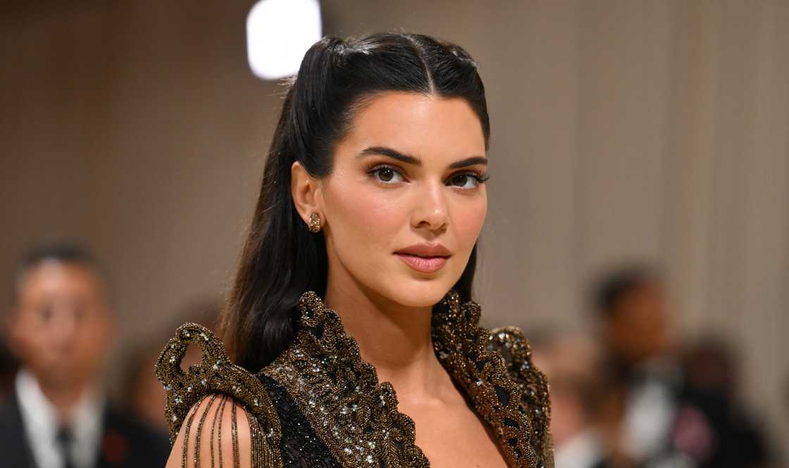 Kendall Jenner arrives for the Met Gala at the Metropolitan Museum of Art in New York