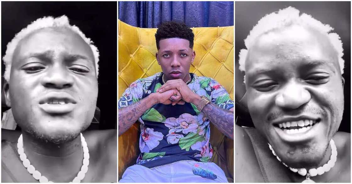Body wash: Portable claps back at Small Doctor. Body wash: Portable claps back at Small Doctor.